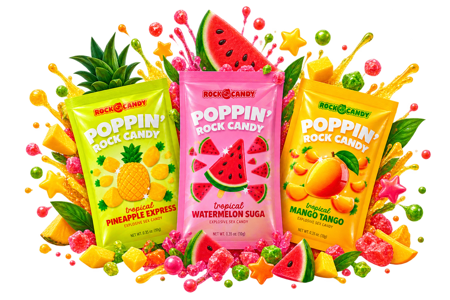 BJ Pop Rocks flavors